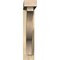 Ekena Millwork Funston Block Rough Sawn Bracket w/ Offset Brace, Douglas Fir, 4"W x 20"D x 20"H BKT0402X20X20FST05RDF - alternate 2
